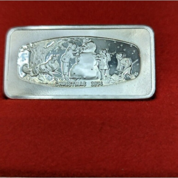 Trendy Jewels Silver Christmas Art Bar